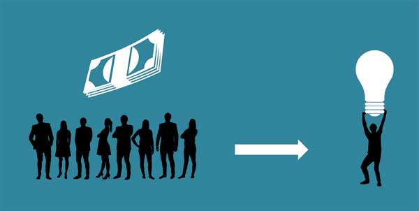 Symbolgrafik Crownfunding